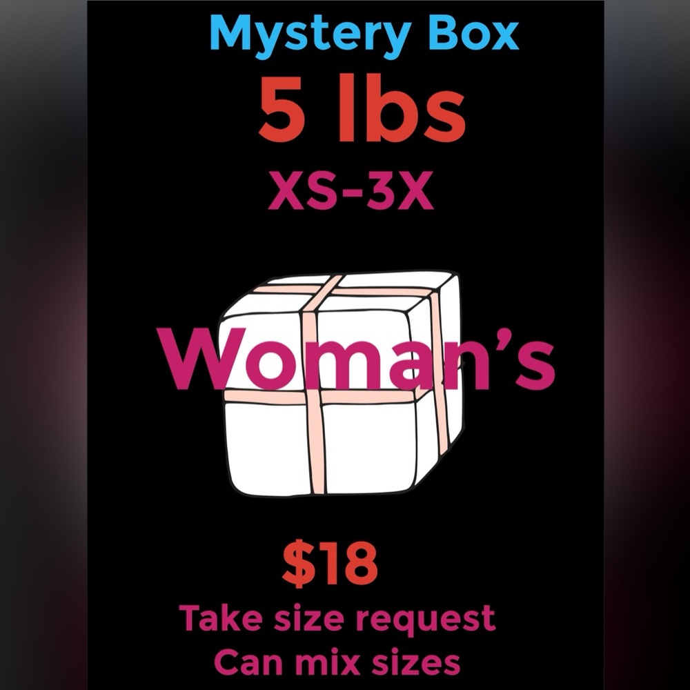 Women's Mystery Box - 5 lbs Resellers Welcome